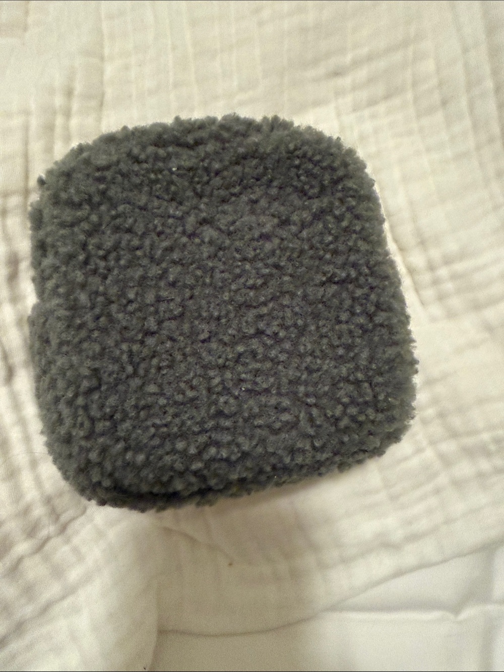 Stoney Clover Lane Green Sherpa Cozy Cosmetic Mini Pouch